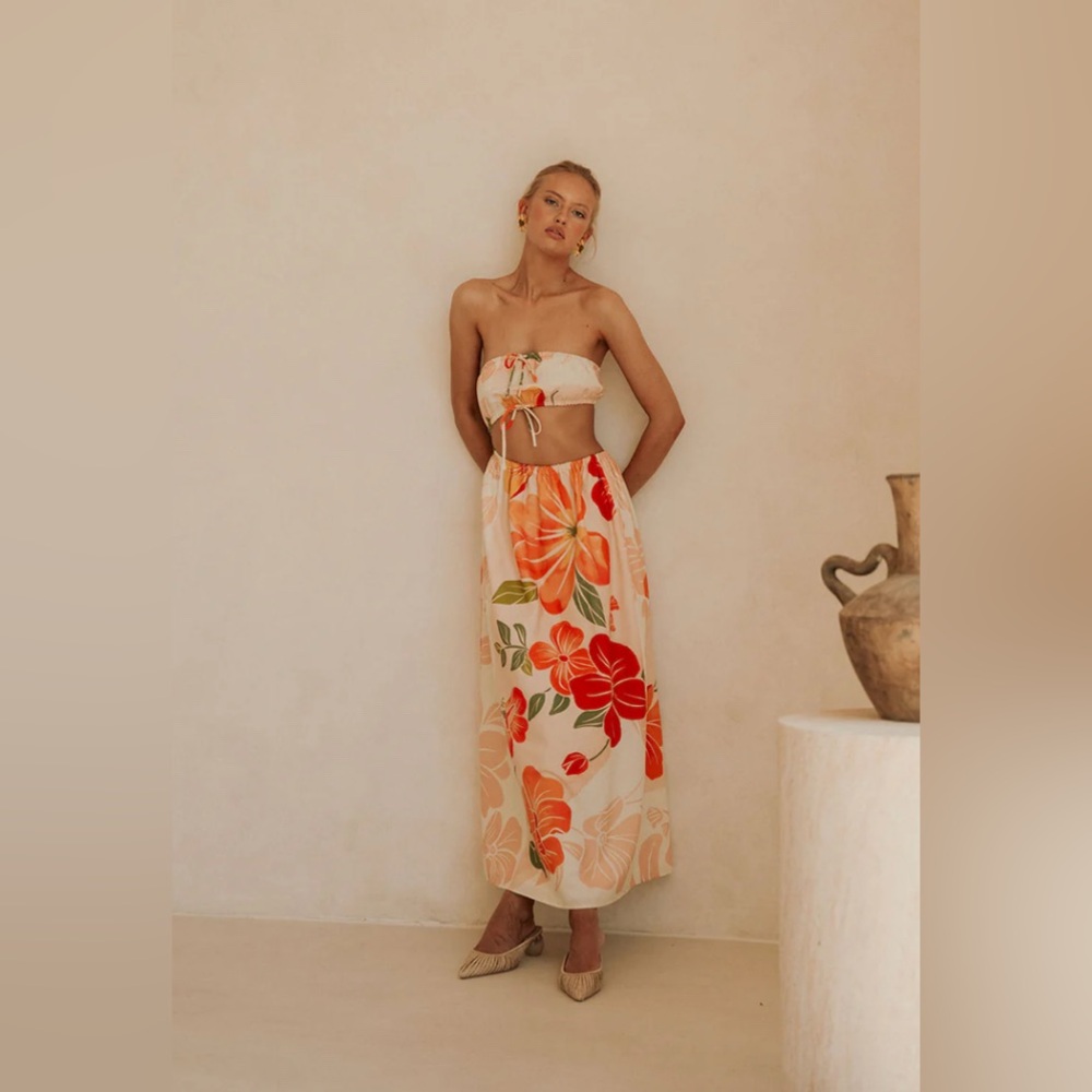Sabo Fei Dress - Petal Scarf